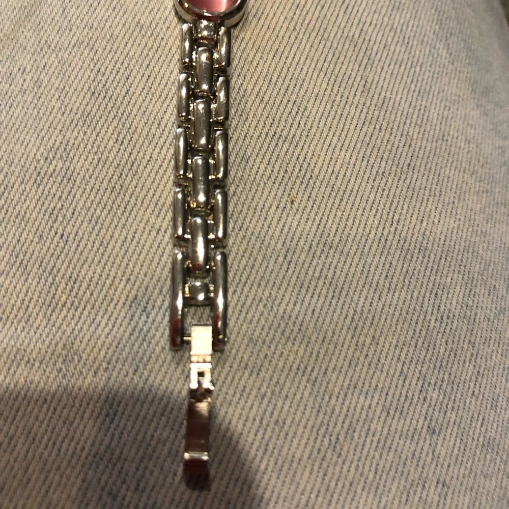 pink cats eye effects women’s wrist watch fashion jewellery - Picture 3 of 10